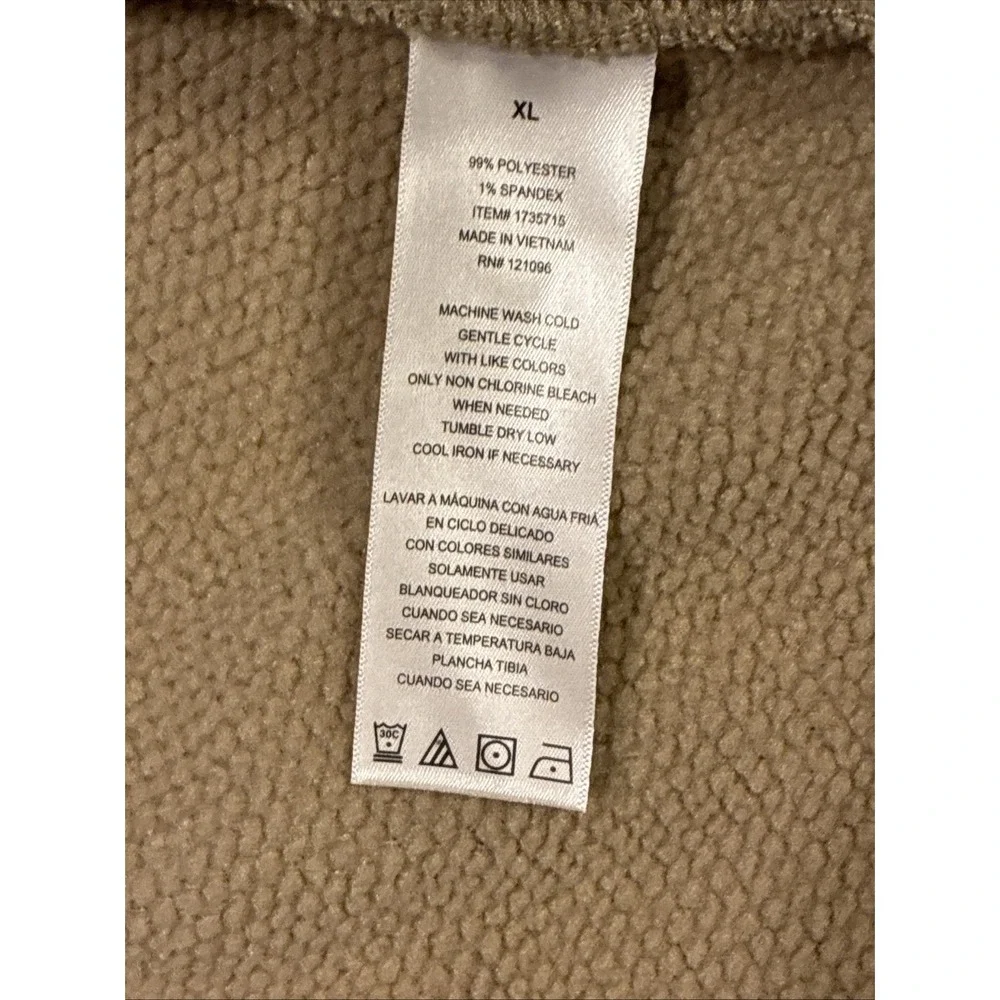 Copper and Oak Men's Shirt Jacket XL  Beige Snap Up Shacket Cozy Collar Normcore